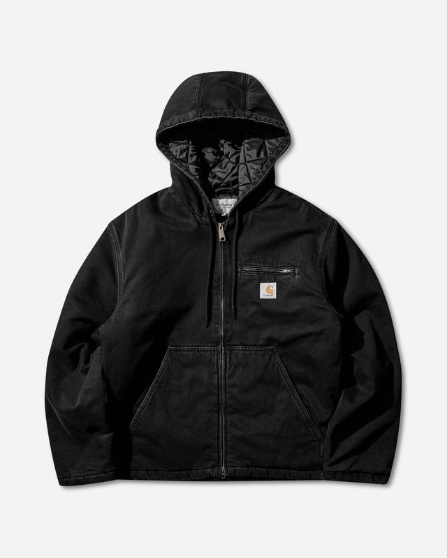 Cleveland Stone Washed Hooded Quilted Jacket
