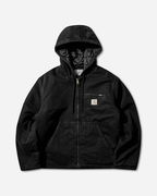Cleveland Stone Washed Hooded Quilted Jacket