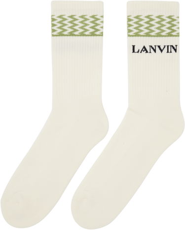 Чорапи LANVIN Lanvin Curb Socks Бяло | AM-SABSK2-1CCU-P25, 1