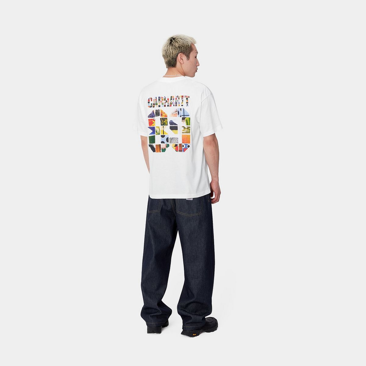 Тениска Carhartt WIP Short Sleeve Graphic Logo T-Shirt Бяло | I033673_5, 1