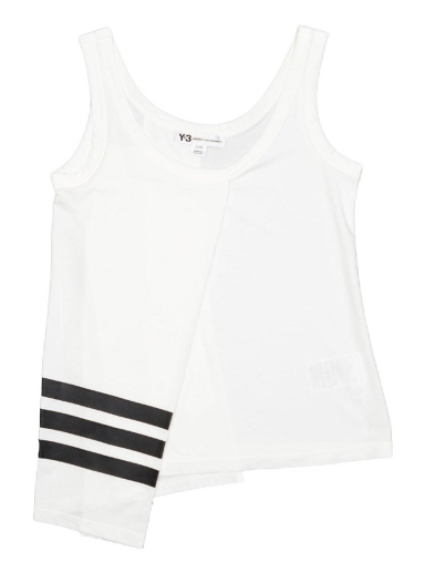 Потник adidas Originals Y-3 3 Stripes Tank Top Бяло | CY8457