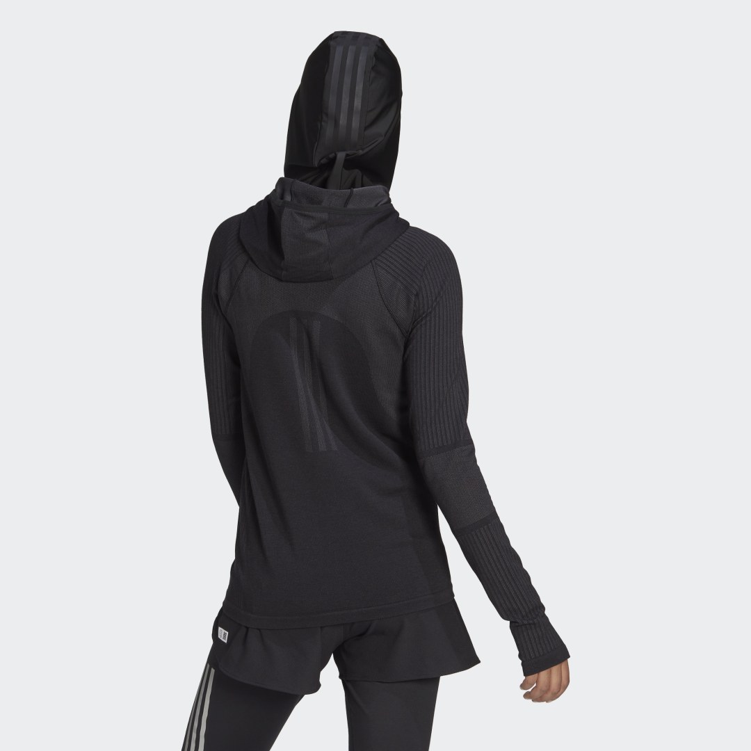 Суитчър adidas Originals X-City Running Knit Hoodie Черно | HK6482, 1