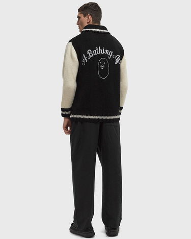 Яке бомбър BAPE COWICHAN CARDIGAN Черно | 001KNK801002MBLK, 1