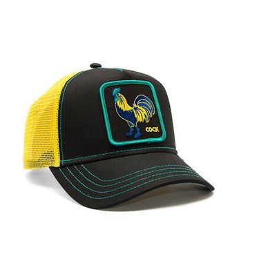 Шапка с козирка Goorin Bros. Goorin 'Acid Trip Pack' - Cock Trip Black / Yellow Черно | 101-1011-BLK, 0