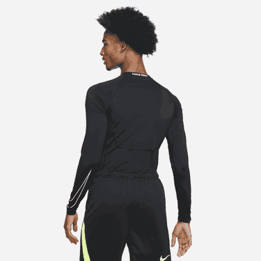 Тениска Nike T-shirt Pro Dri-FIT Черно | dd1990-010, 3