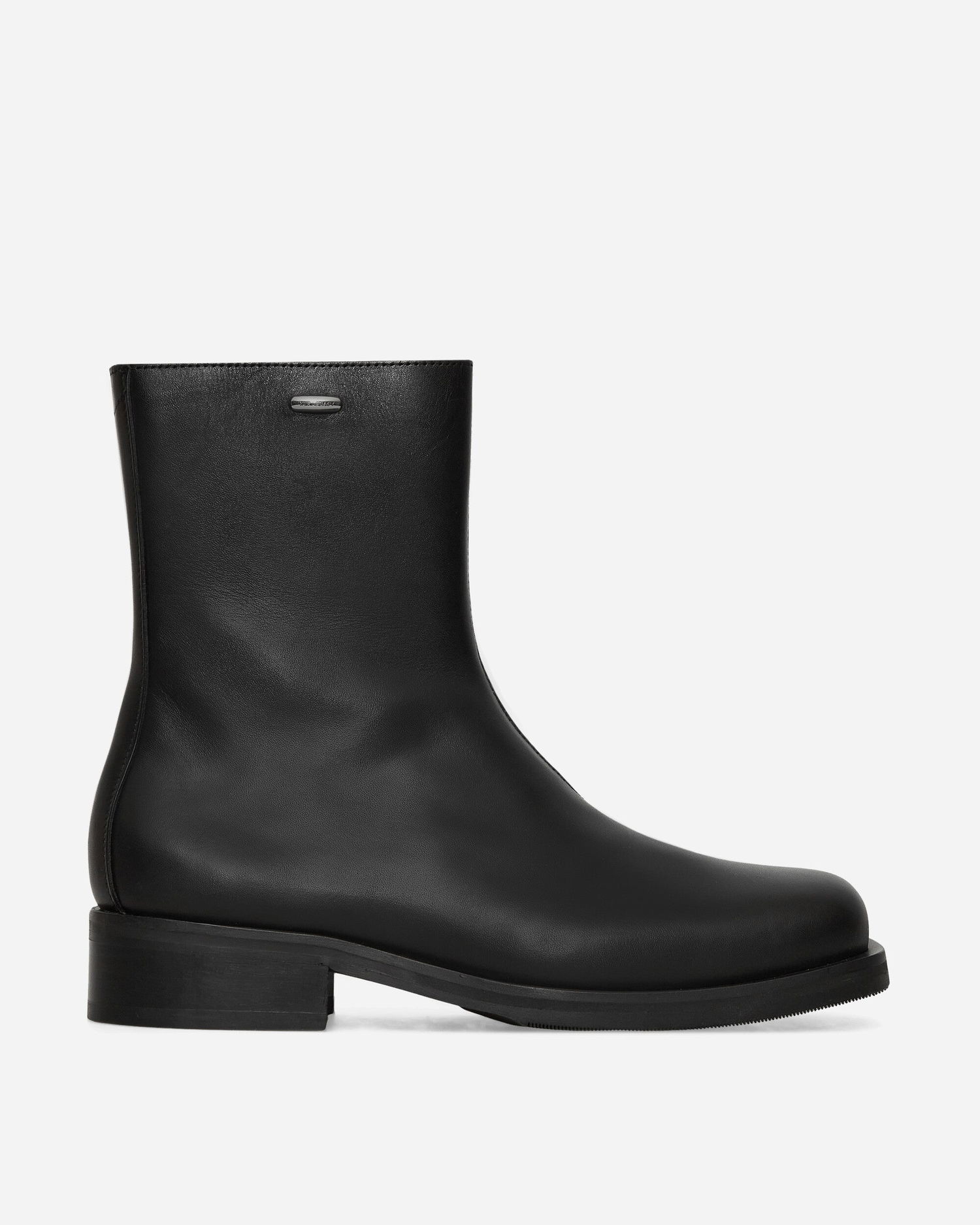 Кецове и обувки OUR LEGACY Leather Chelsea Boots Черно | COCBB 001, 0