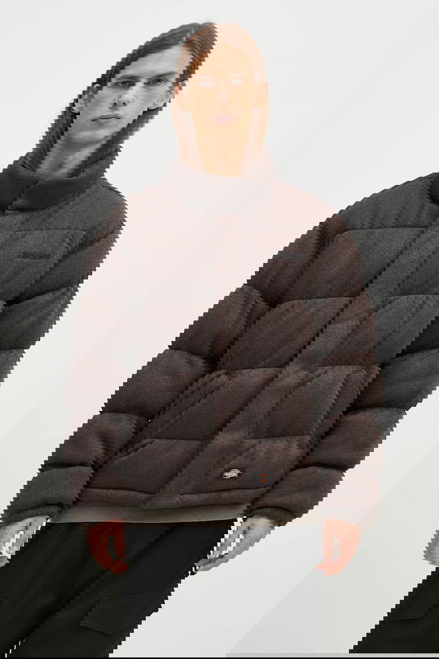 Пухо яке Dickies BAKER Textured Winter Puffer Jacket Кафяво | DK0A4Z38, 0
