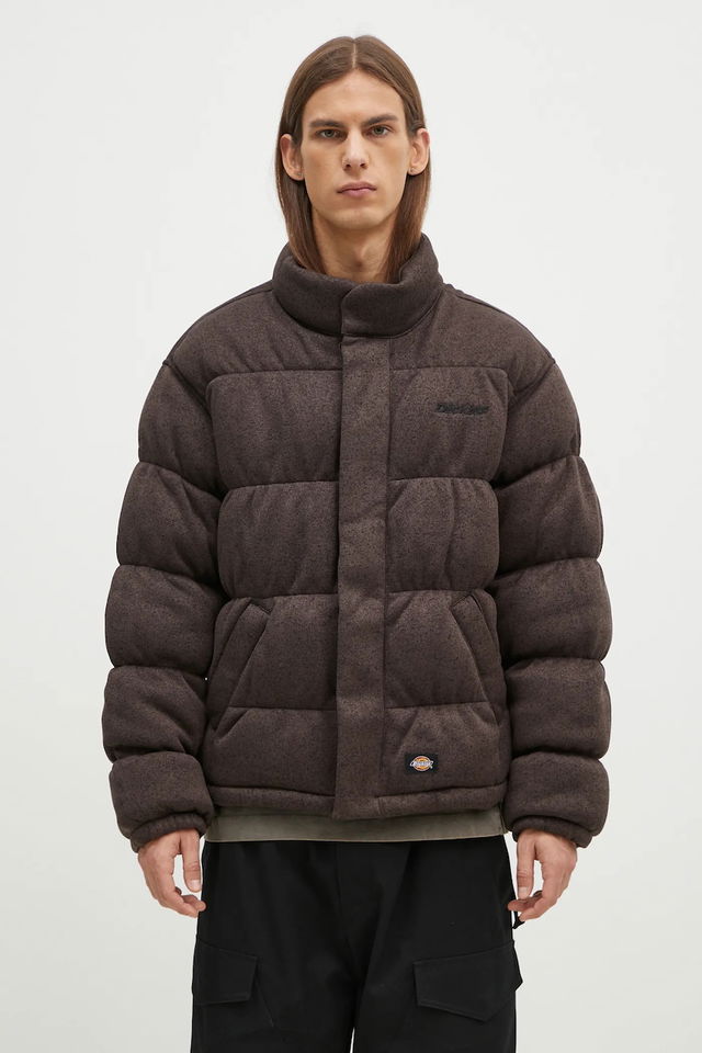 BAKER Textured Winter Puffer Jacket