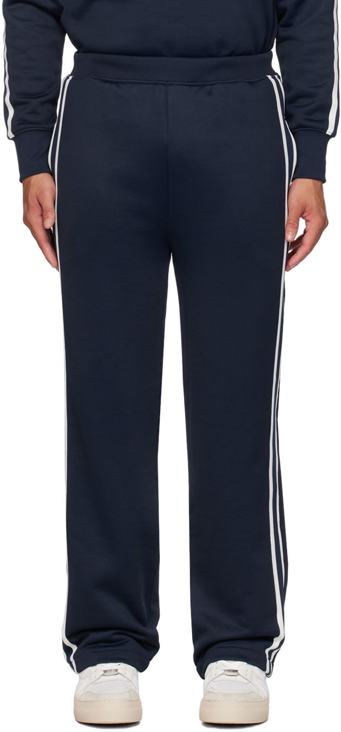 Спортни панталони AMI SSENSE x Track Pants Тъмно синьо | SPHTR218.JE0005.4003, 0