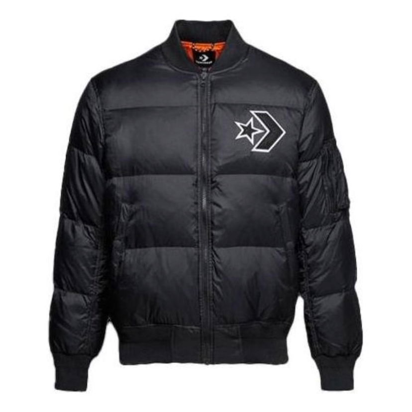 Яке бомбър Converse Star Chevron Down Jacket Черно | 10006883-A01