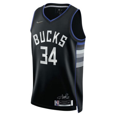 Фланелка Nike Giannis Antetokounmpo Bucks Dri-FIT Jersey Черно | DH8058-010, 0