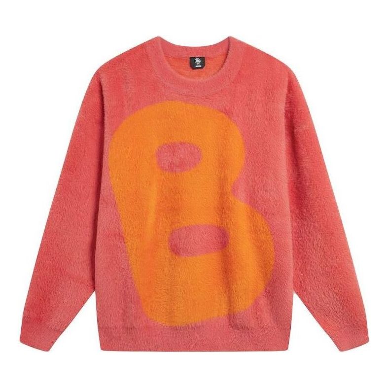 Пуловер Li-Ning BadFive Big B Logo Knit Sweater Розово | AMBT147-6