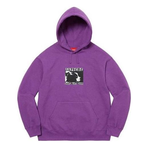 Суитчър Supreme Dog Eat Dog Graphic Print Hoodie Лилаво | SUP-SS22-186