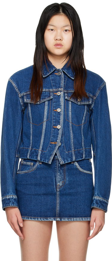 Яке We11done We11done V-Line Denim Jacket Синьо | WD-DJ3-22-330-W-BL, 0