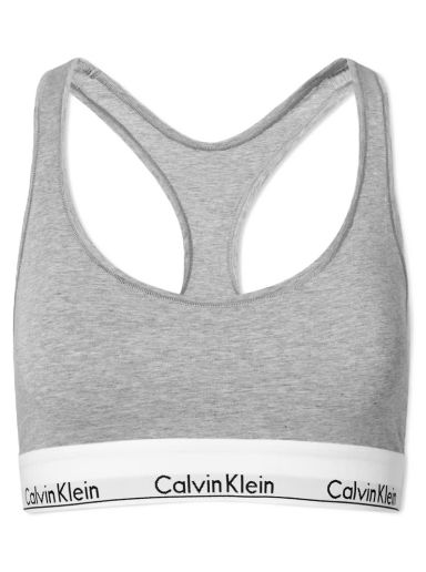 Сутиен CALVIN KLEIN Unlined Bralette Сиво | 0000F3785E-020