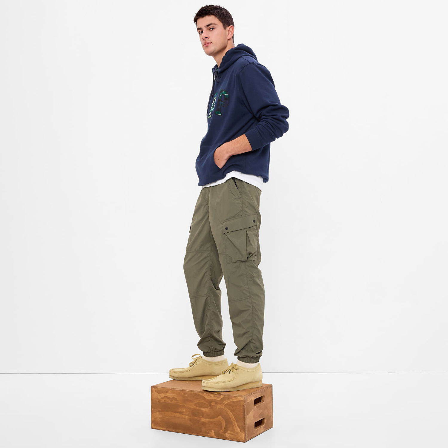 Панталони GAP Jogger Pants Greenway Зелено | 487058-01, 0