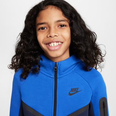 Суитчър Nike Nike Sportswear Tech Fleece Full-Zip Hoodie Синьо | HV5867-451, 4