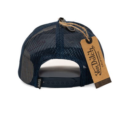 Шапка с козирка Von Dutch Von Dutch Classic Logo Trucker Cap Синьо | VD/0/CAS1/COL/BLU, 2
