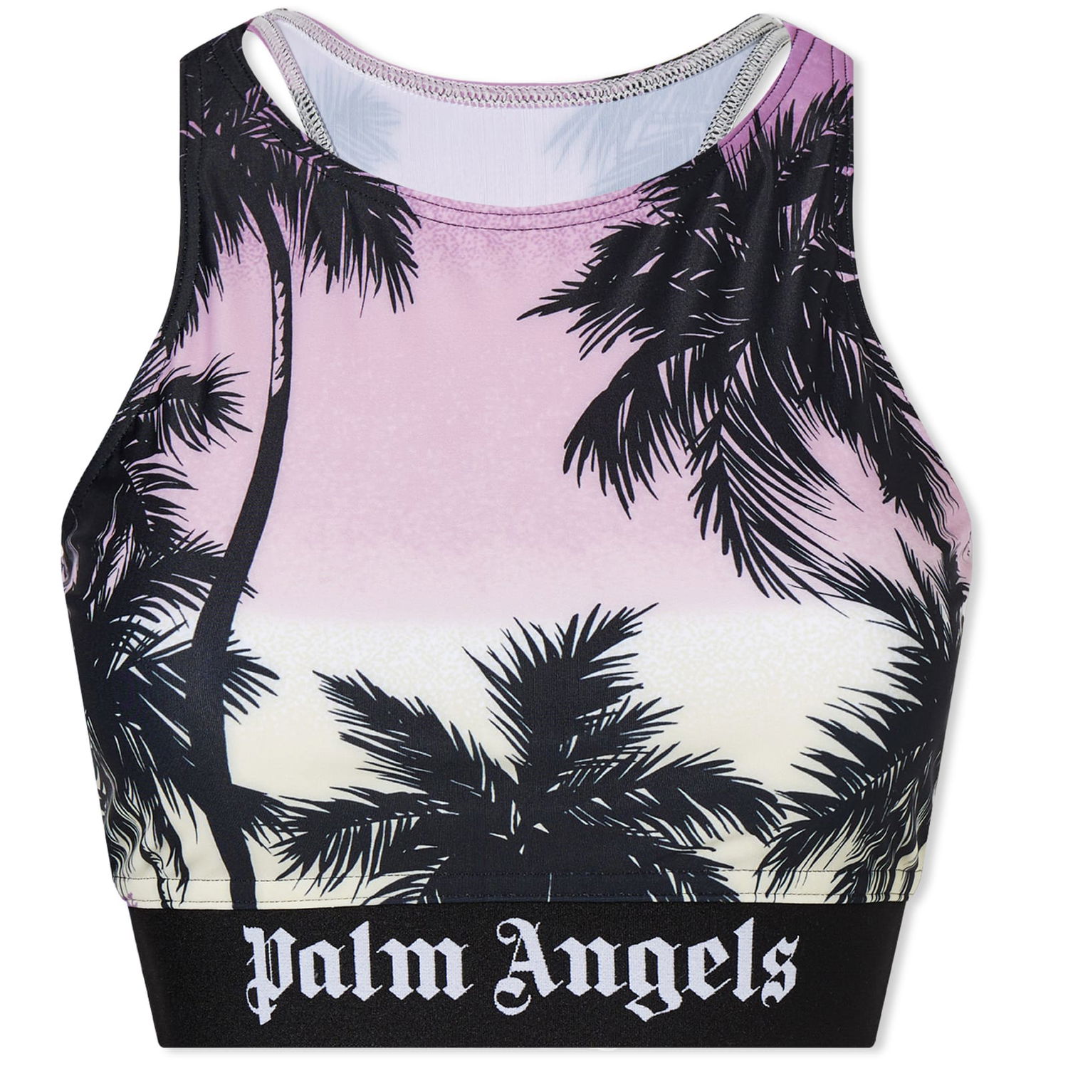 Потник Palm Angels Pink Sunset Logo Sports Top Многоцветен | PWVO024S23FAB0033710, 0