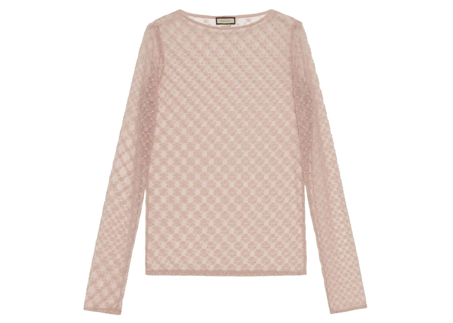Тениска Gucci GG Star Tulle Top Beige Бежово | ‎692508 XUAEB 5101, 0