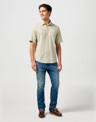 Дънки Wrangler Greensboro Medium Stretch Trail Tone Jeans 46x34 Синьо | 112362442:46:34, 1