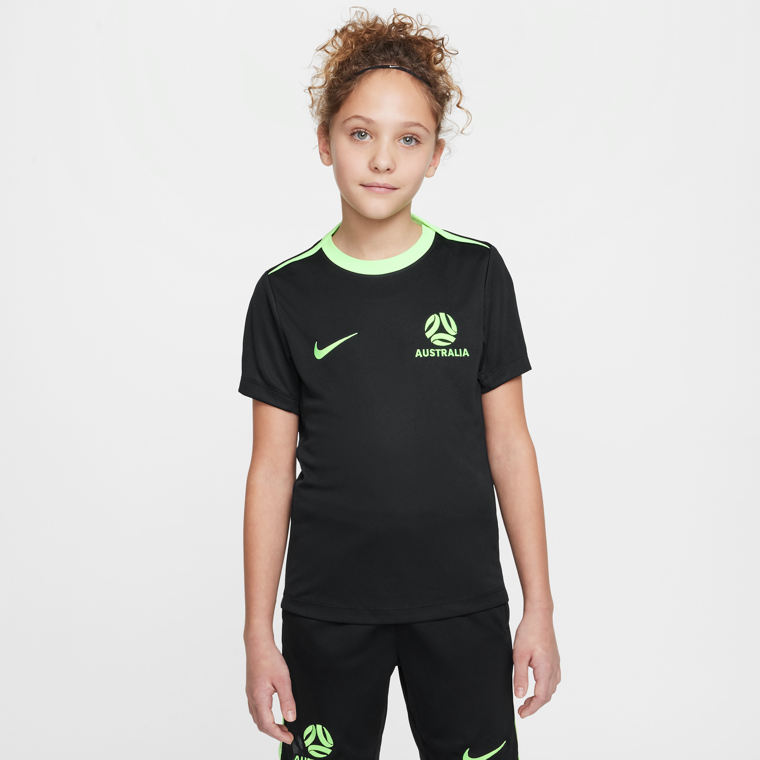 Фланелка Nike Australia Academy Pro Dri-FIT Short Sleeve Football Top Черно | FV0095-010, 0