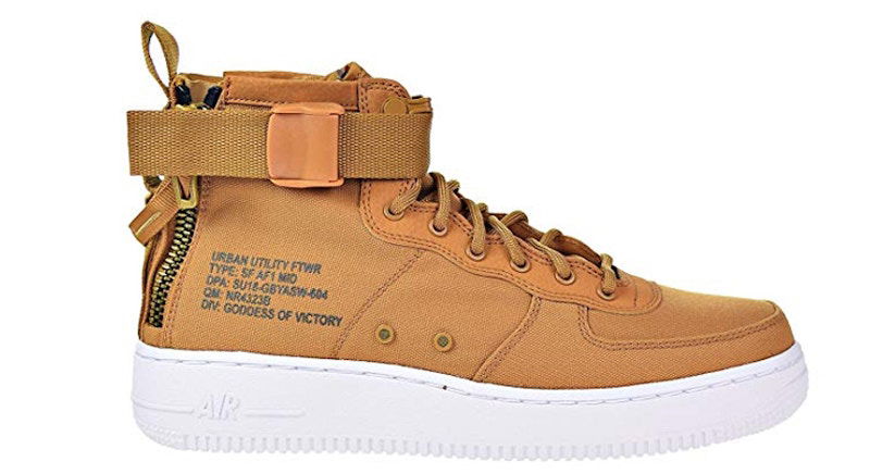 Кецове и обувки Nike SF Air Force 1 Mid Кафяво | AJ0424-700