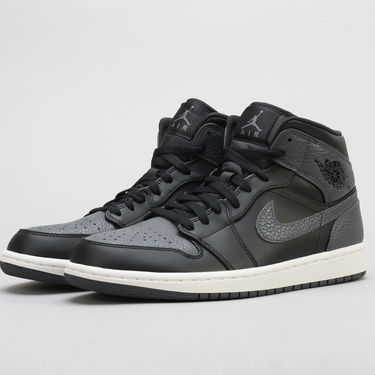 Кецове и обувки Jordan Air Jordan 1 Mid "Dark Grey" Черно | 554724-041, 1