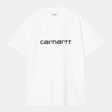 Тениска Carhartt WIP Script Short Sleeve T-Shirt Бяло | I035700_8, 4