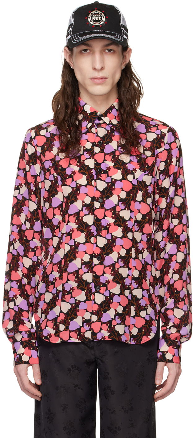 Риза Anna Sui Anna Sui Blooming Hearts Print Shirt Многоцветен | M1123C20, 0