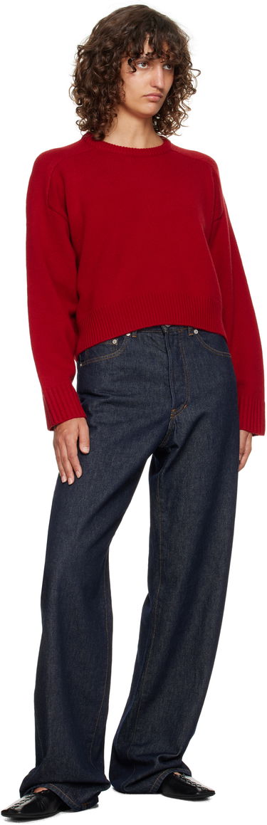 Пуловер Loulou de Saison Loulou de Saison Bruzzi LDS Boxy Cashmere Sweater Червено | BRUZZI LDS, 3