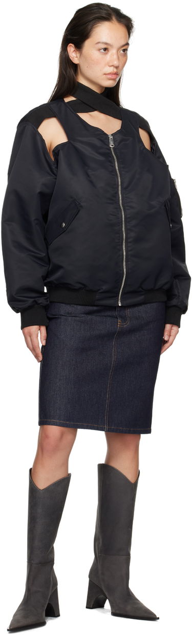 Пола Coperni Coperni Hybrid Denim Midi Skirt Синьо | COPJ62F2011, 3