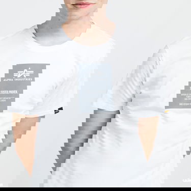 Тениска Alpha Industries Reflective Label Tee Бяло | 126501 09, 2