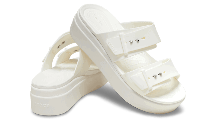 Кецове и обувки Crocs Brooklyn Buckle Sandals Бяло | 207431-0WV, 1
