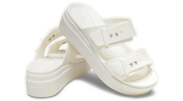 Кецове и обувки Crocs Brooklyn Buckle Sandals Бяло | 207431-0WV, 1