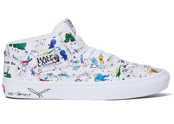 Кецове и обувки Vans Half Cab No Comply x Daniel Johnston Бяло | VN0A5FCDWTM, 0