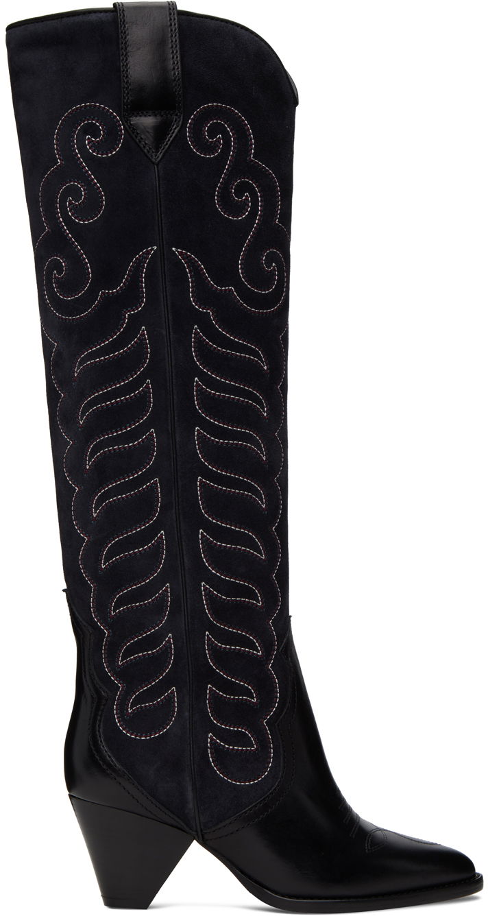Облекло ISABEL MARANT Isabel Marant Black Leila Boots Черно | 23ABT0017FA-A3A58S