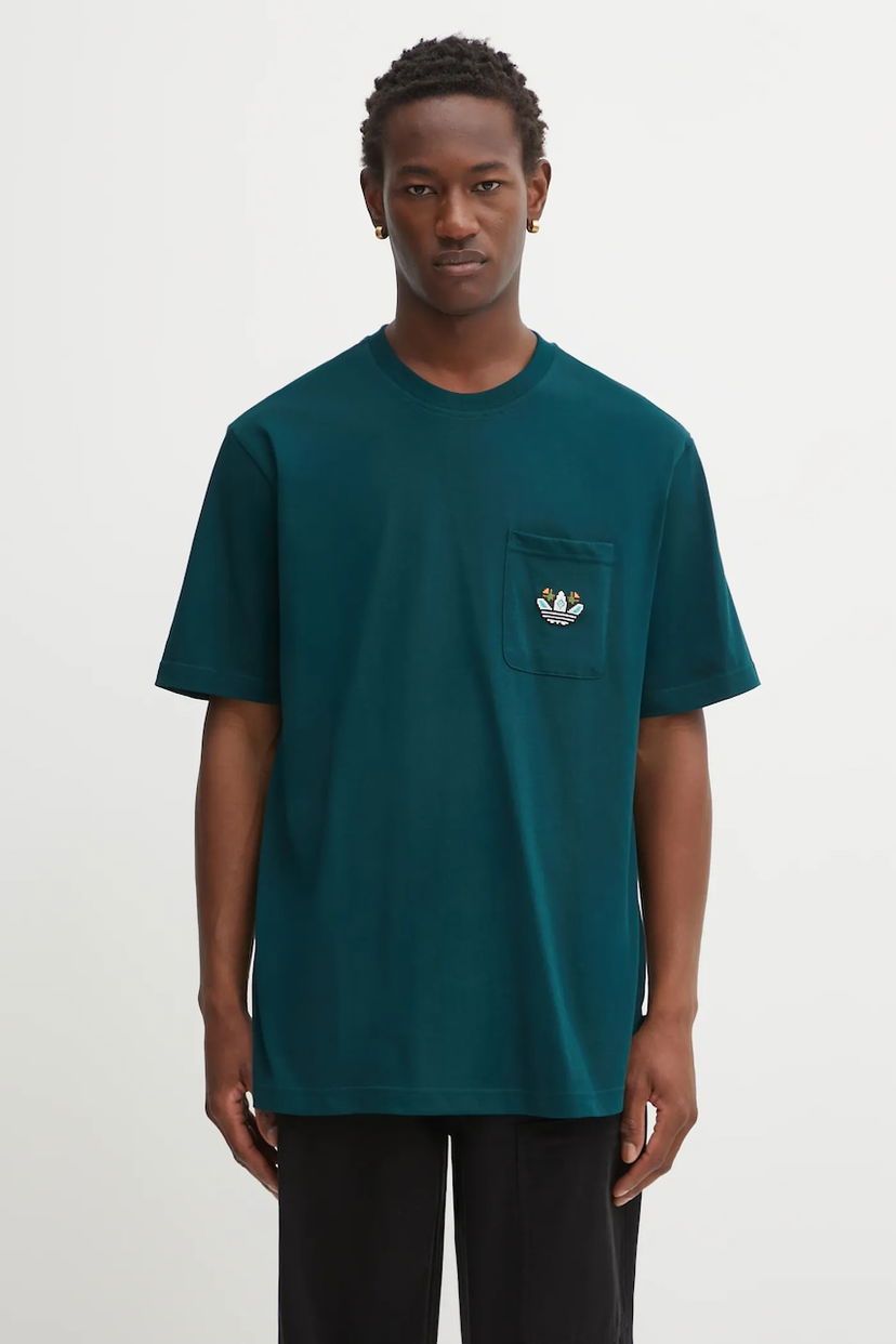 Тениска adidas Originals adidas Originals MG LO SS Pocket T-Shirt Зелено | JY2990