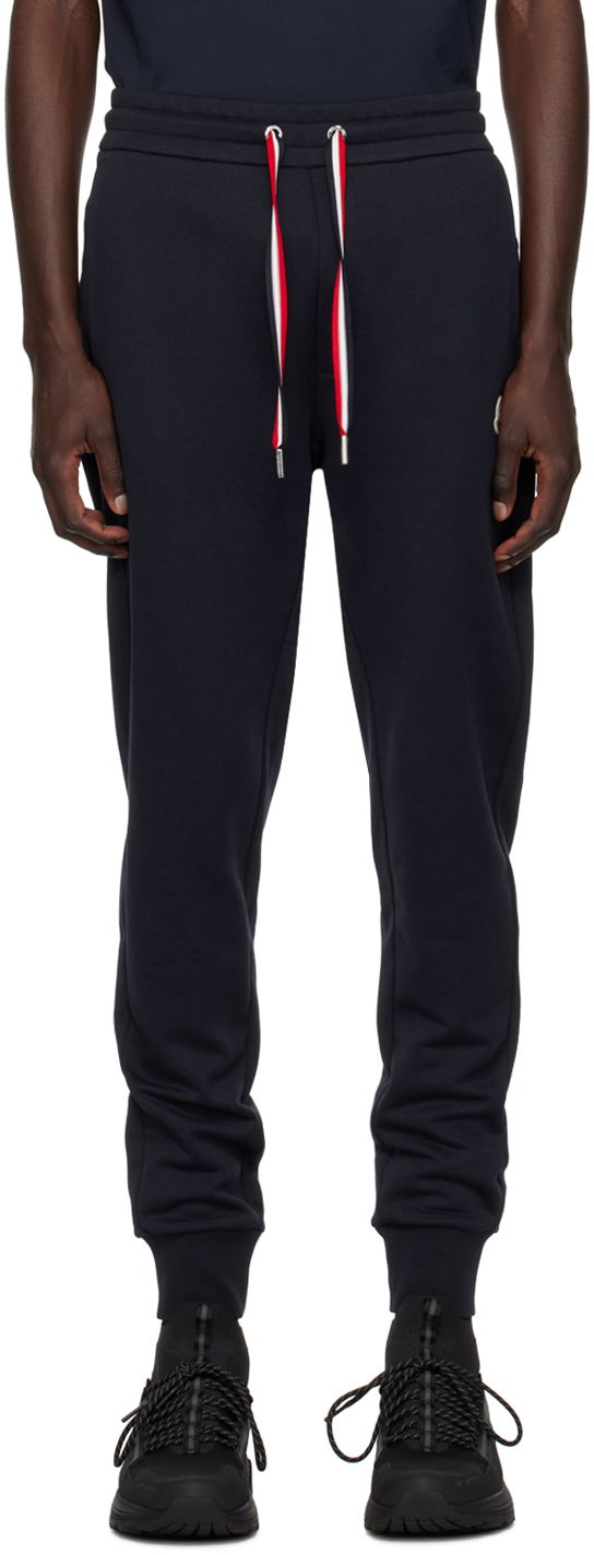 Спортни панталони Moncler Drawstring Тъмно синьо | I20918H0000989A5W, 0