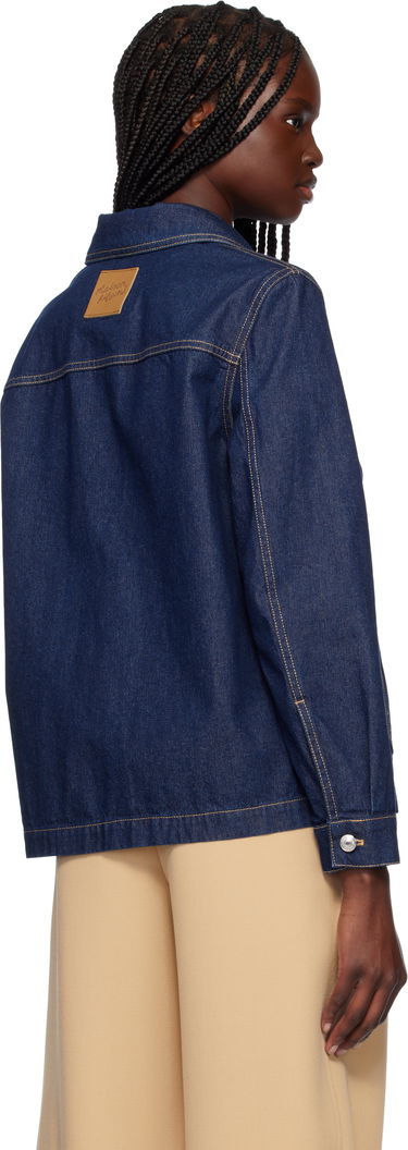 Яке MAISON KITSUNÉ Maison Kitsuné Workwear Denim Jacket Синьо | OW02136WW0081, 2