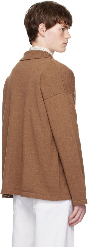 Пуловер A.P.C. A.P.C. Manuel Knit Polo Кафяво | WOASB-H23454, 2
