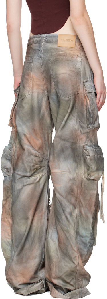 Карго панталони The Attico Fern Distressed Wide-Leg Cargo Jeans Многоцветен | 251WCP00084 DDD109TR, 2