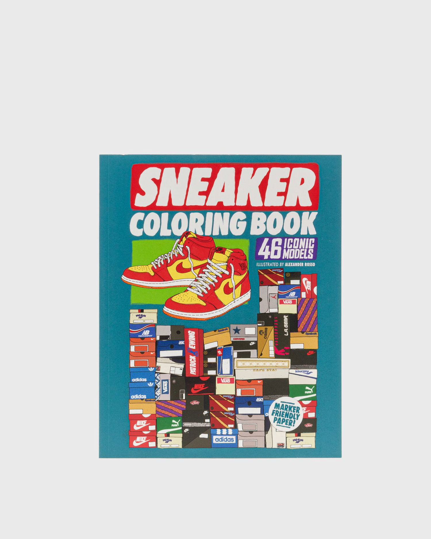 Книга и списание gestalten Coloring Book by Alexander Rosso Многоцветен | SneakerColoring, 1