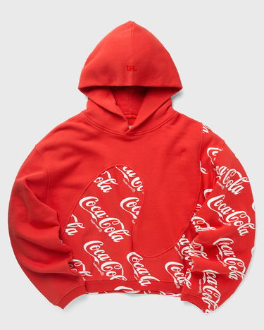 Суитчър ERL Swirl Logo Hoodie Червено | ERL08T024, 0