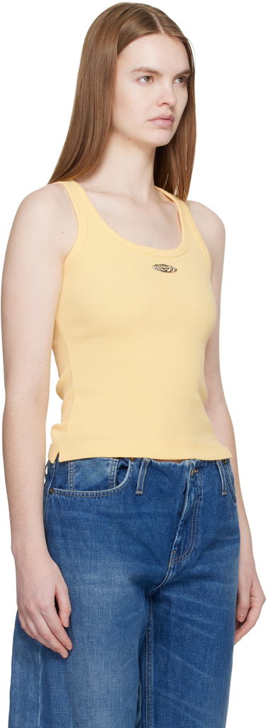 Потник Casablanca Corrosion Ribbed Tank Top Жълто | W-SP26-JTS-039-03, 1