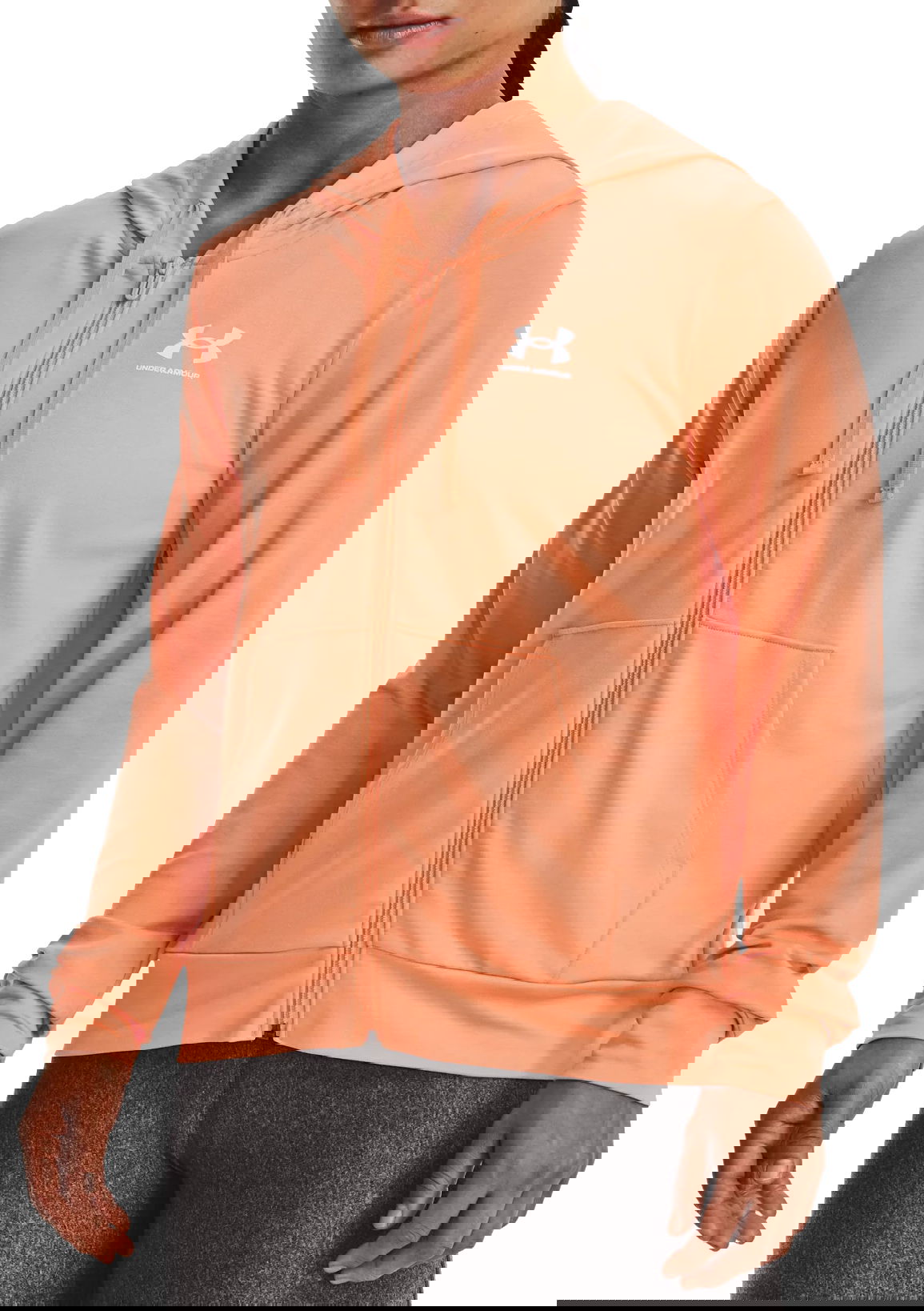 Суитчър Under Armour Rival Terry Full-Zip Hoodie Оранжево
 | 1369853-868, 0