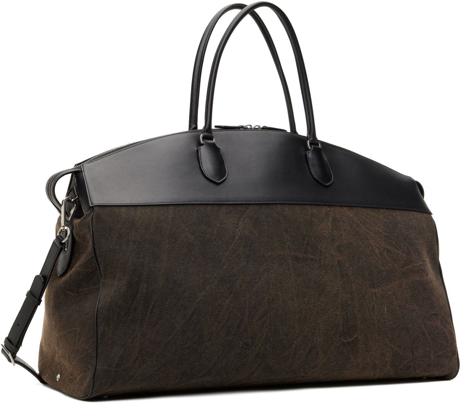 Чанта за пътуване The Row XL George Duffle Bag Черно | W1631-L52W763, 1