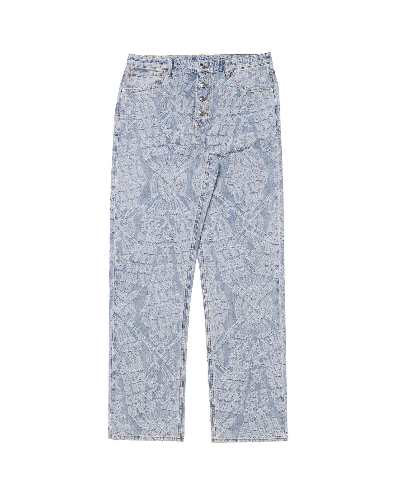 Дънки DAILY PAPER Settle Macrame Denim Pants Синьо | 2411012, 0