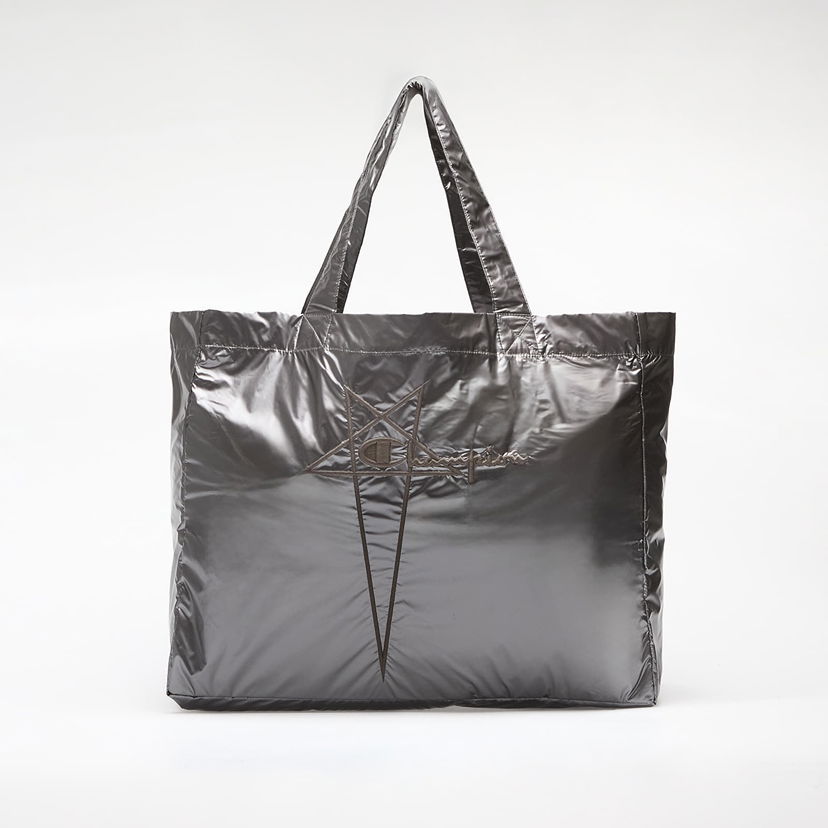 Голяма пазарска чанта Rick Owens Champion x Tote Silver Universal Металик | CM01D5790 CHNYS 18