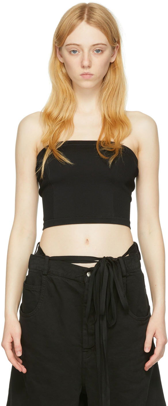 Потник Ann Demeulemeester Mimi Tube Top Черно | 2201-W-KN45-258-099